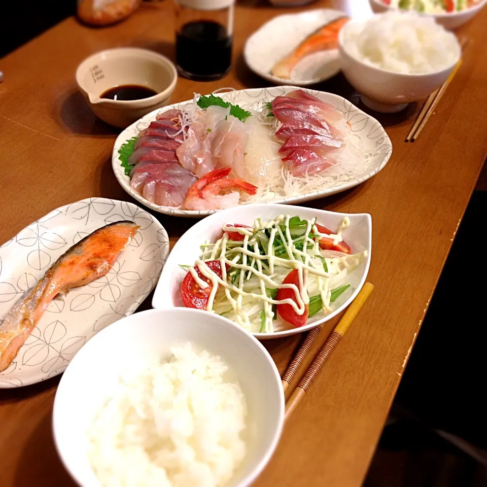 今宵は手抜きでおさしみ！|kentsanさん