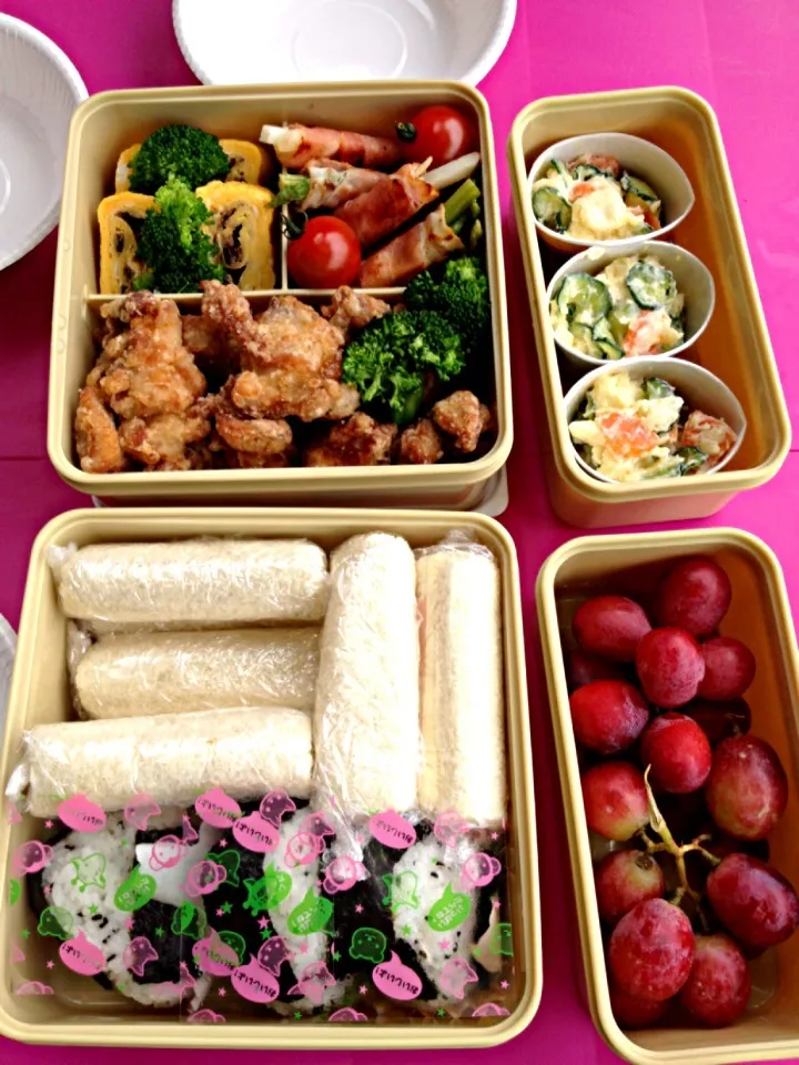 Snapdishの料理写真:運動会のお弁当(๑◕ˇڡˇ◕๑)|しおんさん