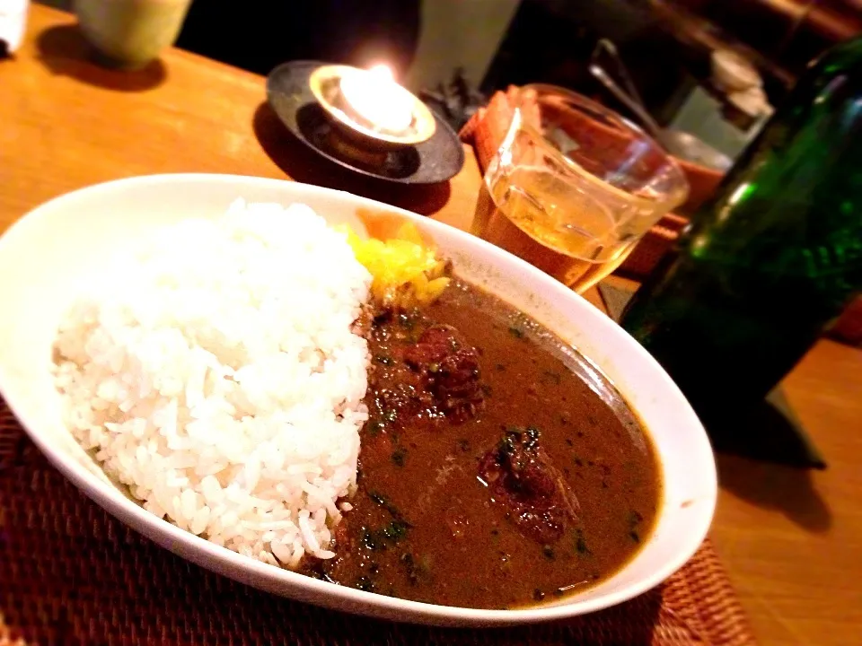 シャバシャバのチキンカレーとハートランド|ユキさん