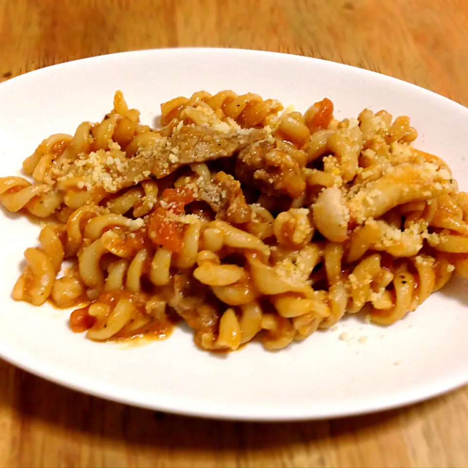 Mushroom beef pasta|sharon teoさん