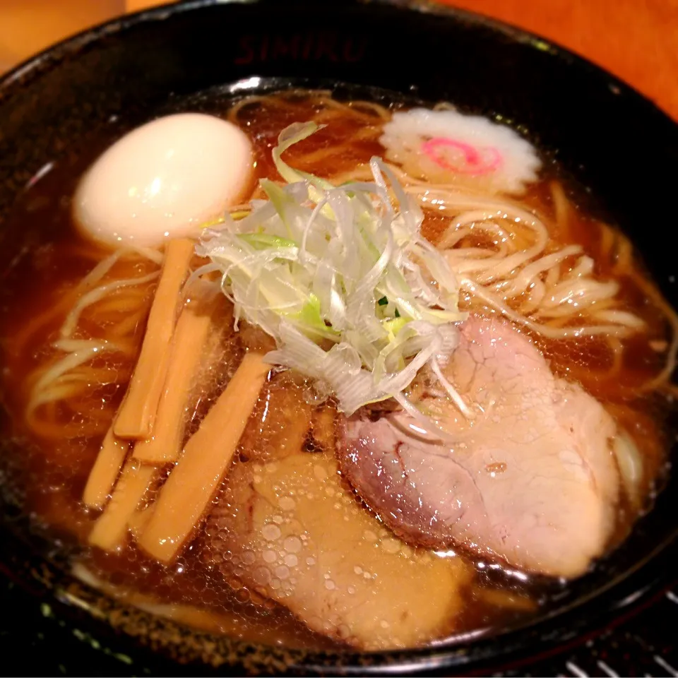 煮干醤油らーめん@目黒・麺屋しみる|らーめん好き！さん