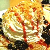 Blueberry Whip Cream with Macadamia Nuts Pancake|Eriさん