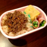 Snapdishの料理写真:そぼろ弁当|いつみさん