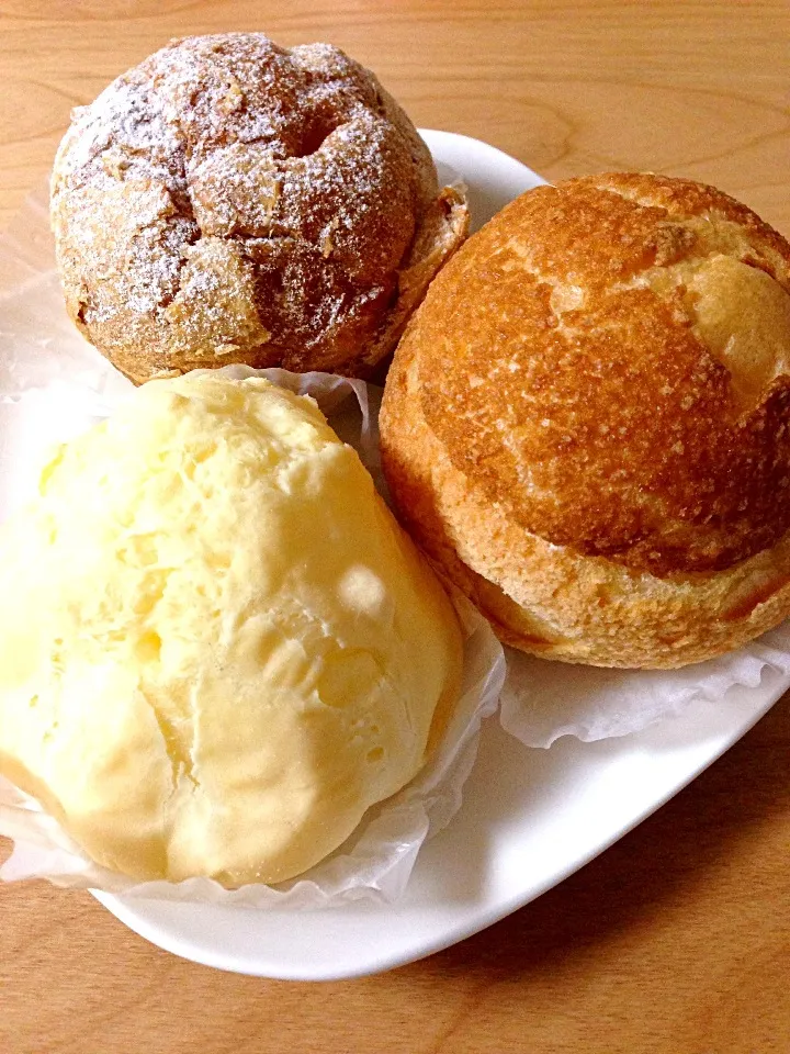 ３種類のシュークリーム|(๑>◡<๑)さん