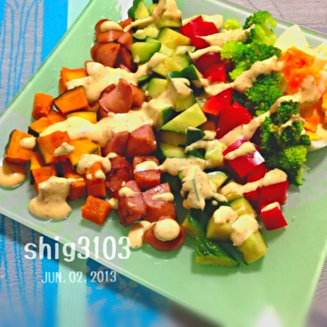 ✾ Today's Salad ✾|さと⋆さん