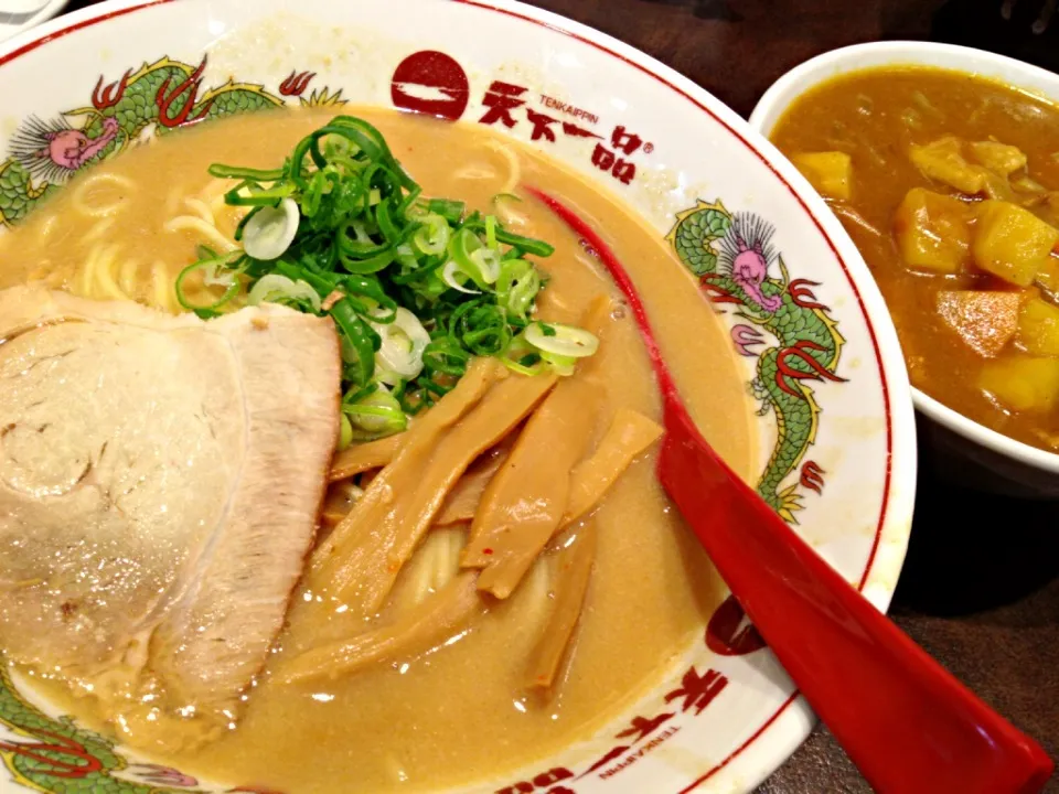 ミニカレー丼セット こってり ニンニク|tecklさん