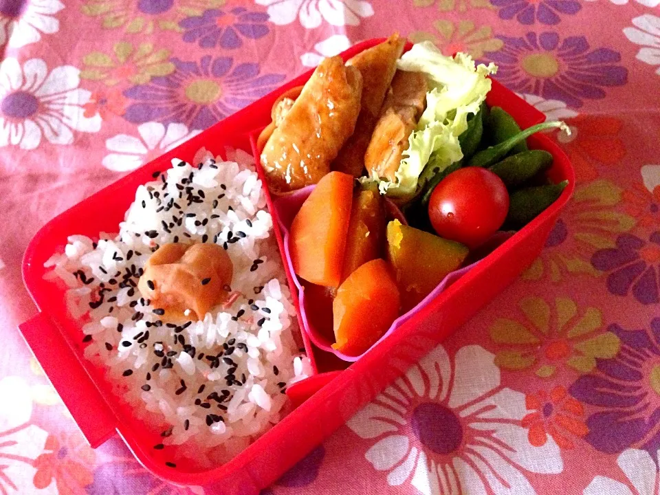 ゆっぴーのお弁当（焼き鳥）💕|kumiさん