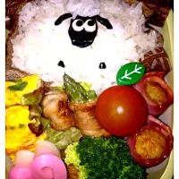 Snapdishの料理写真:ひつじのショーン弁当♡|★さん