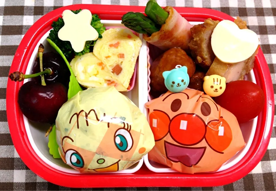 アンパンマンの手抜きお弁当(￣Д￣)ﾉ|ひよさん