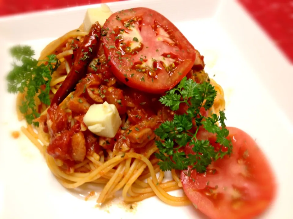 フレッシュトマトのパスタ🍝|珍味( ´ ▽ ` )ﾉさん