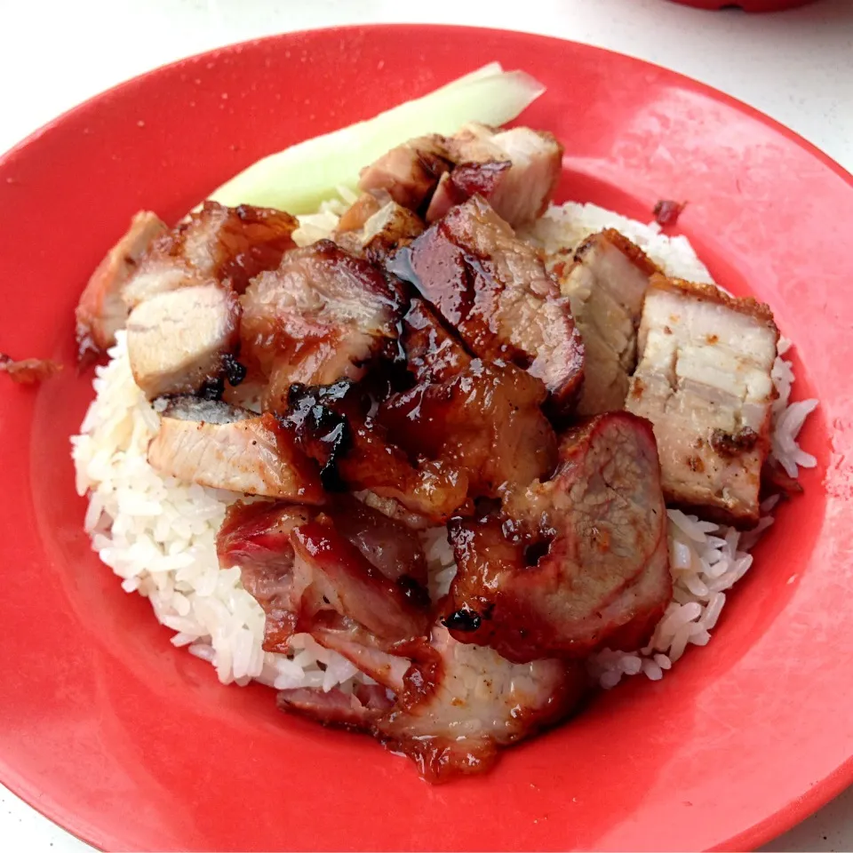 Char Siew & roast pork belly rice|willzさん