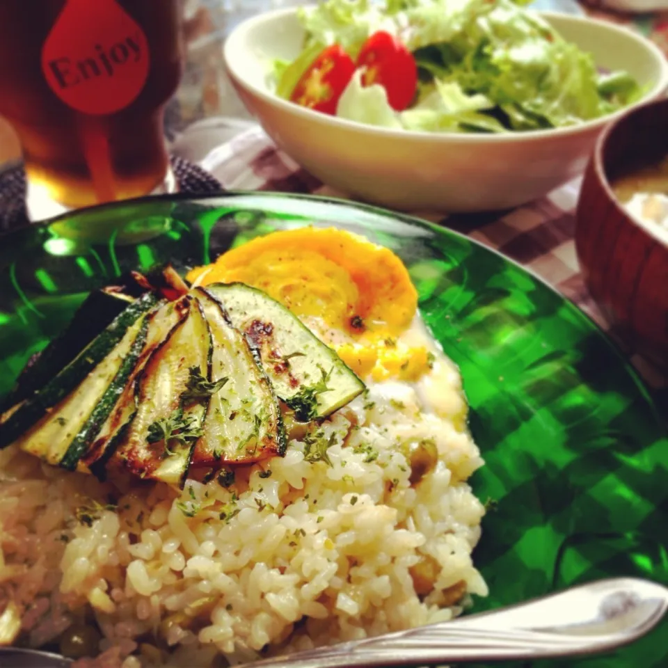 今日のトモコンダテはグリーンピースご飯のリゾット💚💛🍴|🇯🇵ともこちゃん。さん