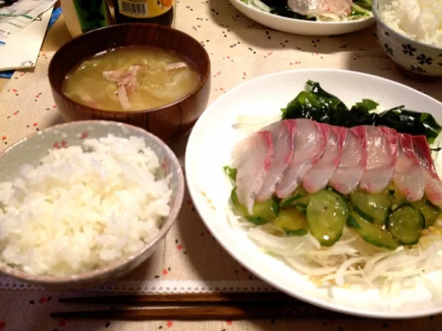 ぶりのお刺身定食|たまごさん