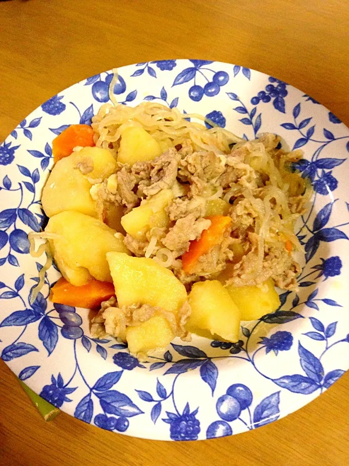 今晩のご飯 肉じゃがじゃーが|あやちむさん