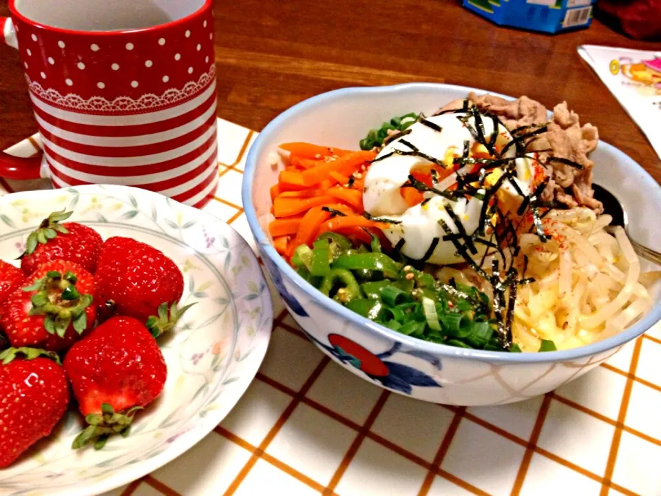 ビビンパ丼|みいさん