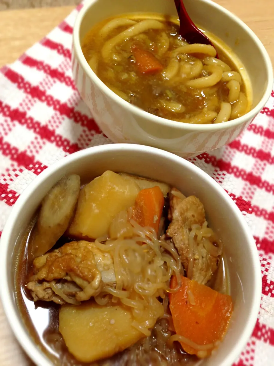 鳥じゃがとカレーうどん|サヤラムネさん