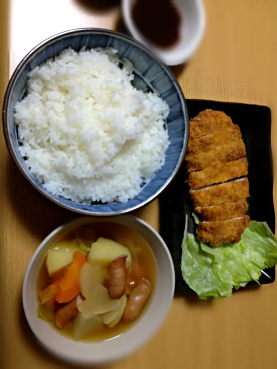 チキンカツとポトフ|さきさん