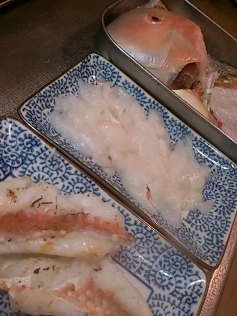 イラの酢味噌あえ＆塩焼き|mamaruさん