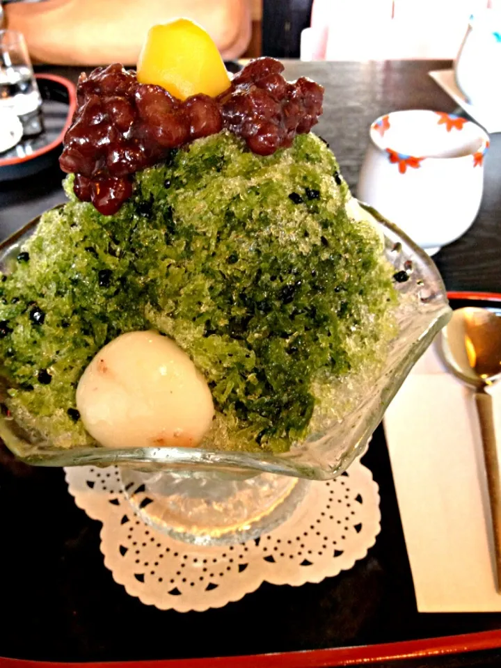 京都で宇治金時|なぎささん