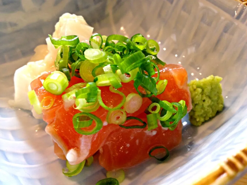 Snapdishの料理写真:Salmon and radish that are pickled in salted rice malt|do dyuさん