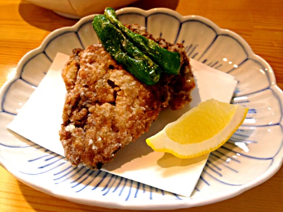 Tatsuta deep frying of the horse mackerel which soaked in salt malted rice|do dyuさん