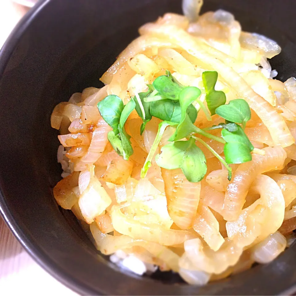 玉ねぎ丼|さたはこさん