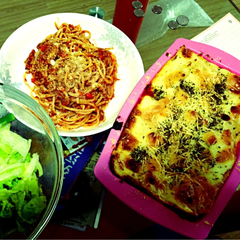 Marinara spaghetti and lasagna|Lauraさん