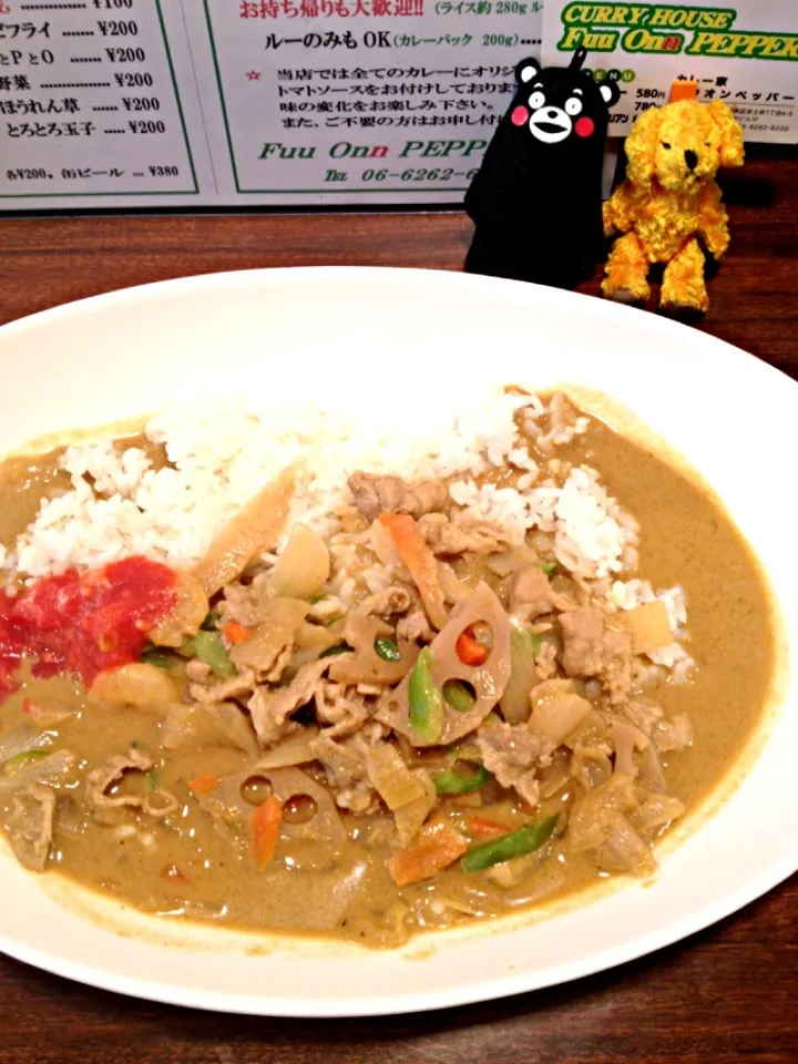 本日のサービス！タイランドカレー（グリーン）を100円引きで780円に(^^;;  2013#166|大阪カレー部長さん