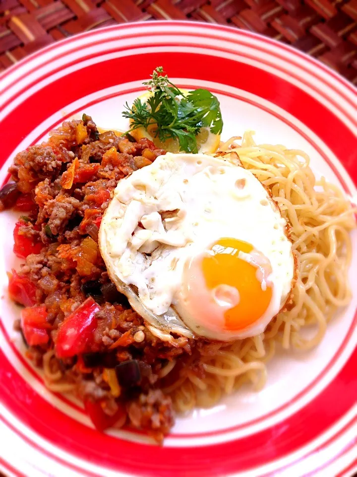 Veggie Zhajiangmian🍅🍆野菜炸醤麺|🌈Ami🍻さん