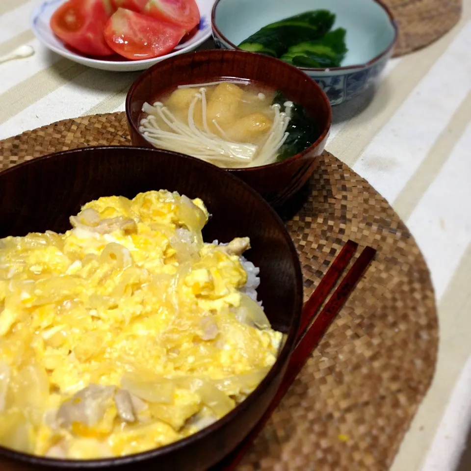 親子丼定食|撫子さん