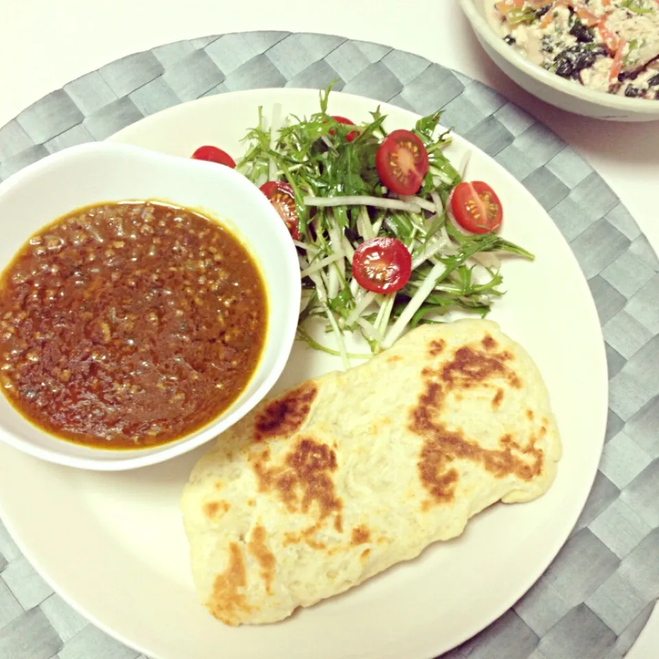 dinner😳キーマカレー|ズッキーさん