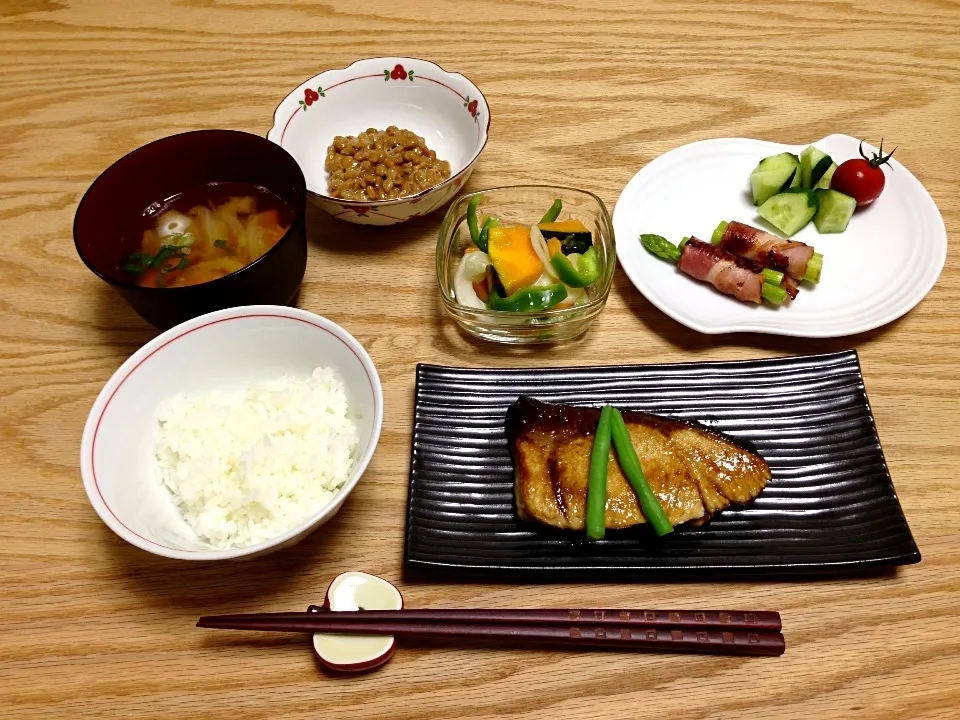 ぶりの照焼き＆かぼちゃの夏マリネ|ゆきぼぅさん