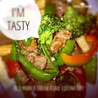 Beef broccoli w/ mix veggie in oyster sauce,, love it !!!|Cynthia Reyesさん