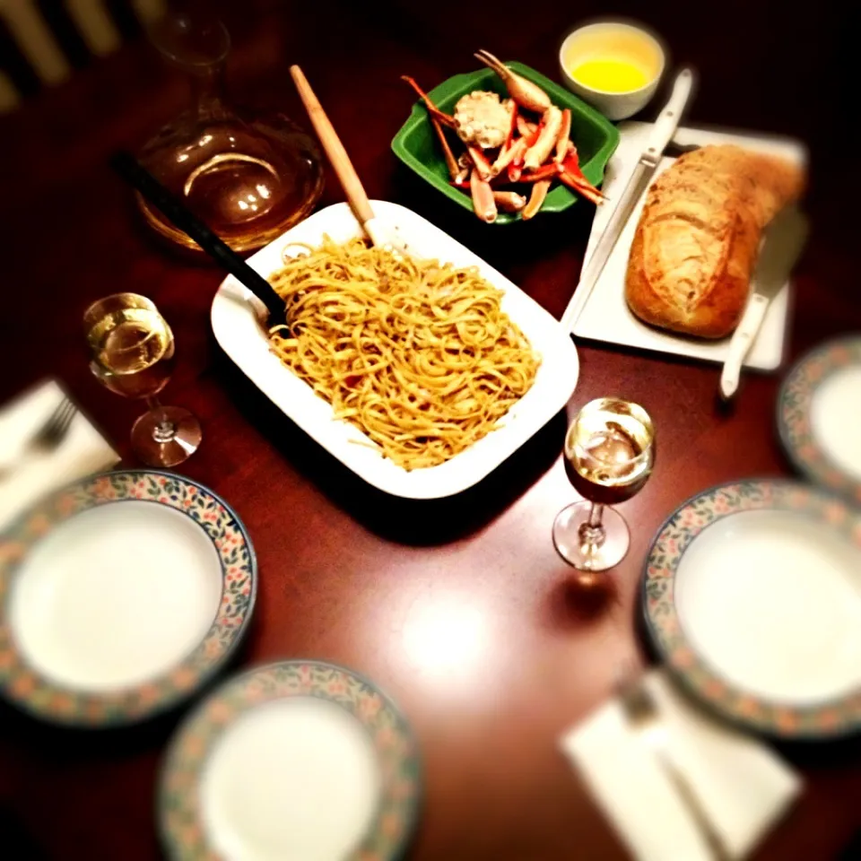 Snow Crab and Linguini|John Tompkinsさん