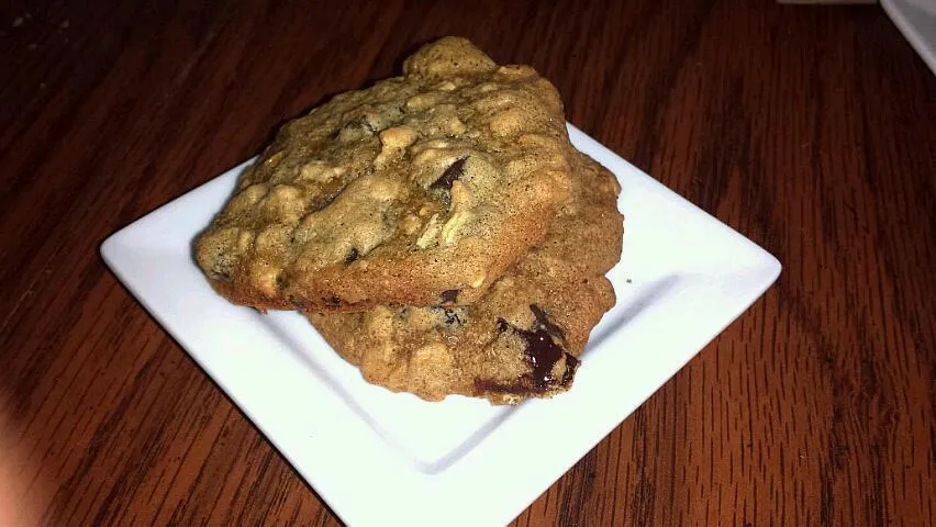 Apple butter oatmeal raisin German chocolate chunk cookies with my own homemade apple butter|Jacki Carterさん