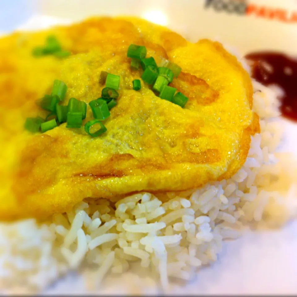 Plain rice omelet( ´ ▽ ` )ﾉ|☆クモミン★♪さん