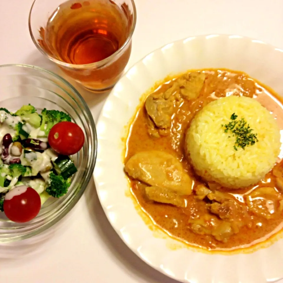 Snapdishの料理写真:作ってみたかった！バターチキンカレー♫|Shoko Shikuさん