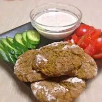 Oven baked Falafel with Tahini Sauce inspired by Rikk!|6畳フィットネスさん