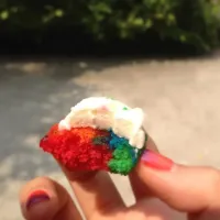 Snapdishの料理写真:rainbow cupcakes|Vivian Zhouさん