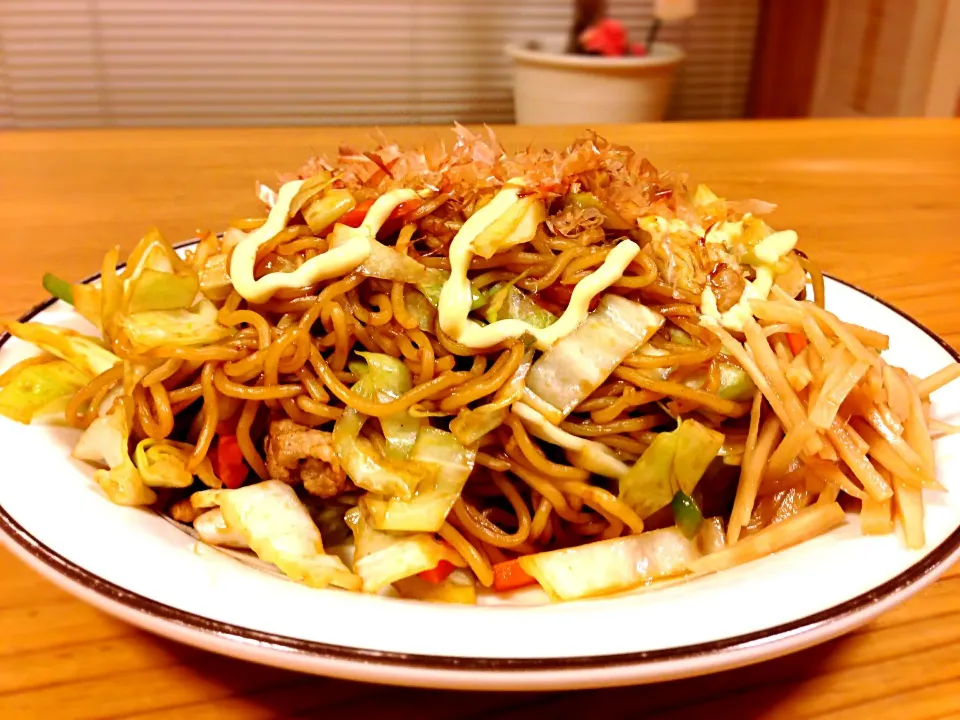 Snapdishの料理写真:野菜いっぱい焼きそば|pepiさん