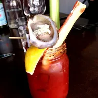 Snapdishの料理写真:Oyster and Crab Bloody Ceasar|Carine Rafieさん