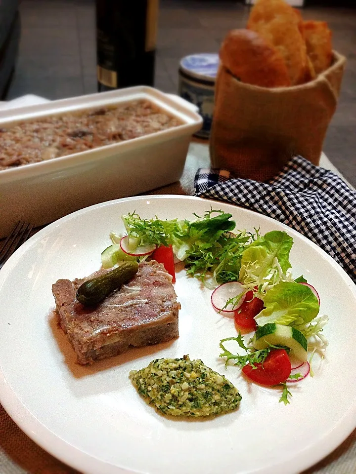 Pork terrine with sauce gribiche|rick chanさん