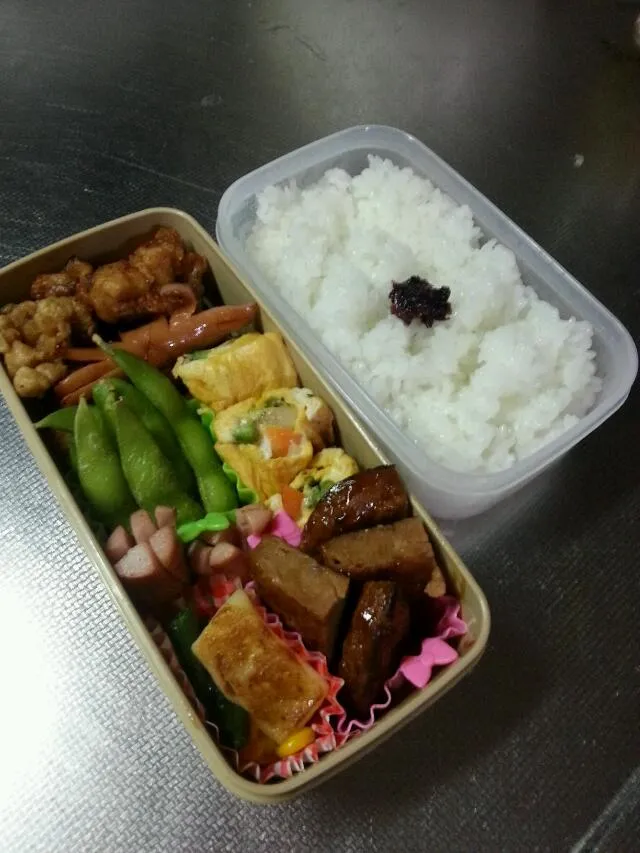 Snapdishの料理写真:中学生♂弁当|入江さん