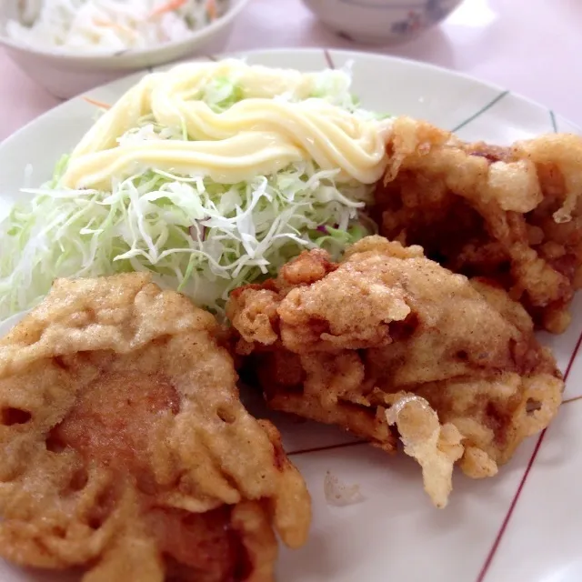 チキン竜田揚げ at 社員食堂|さるさん