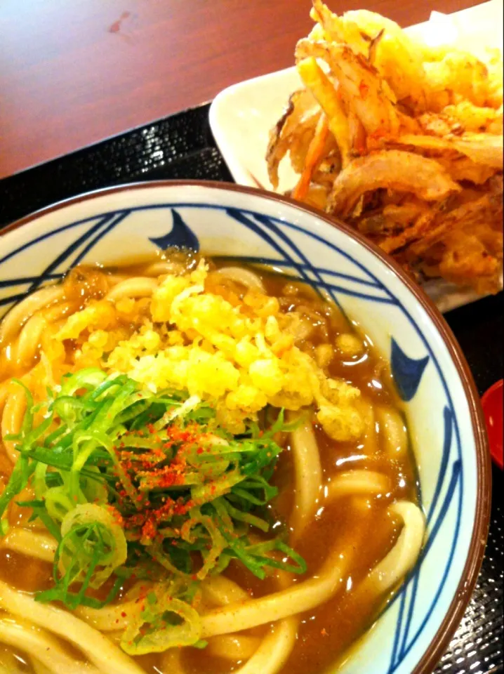 カレーうどん+野菜かき揚げ@丸亀製麺所|Kazuya Miyukiさん