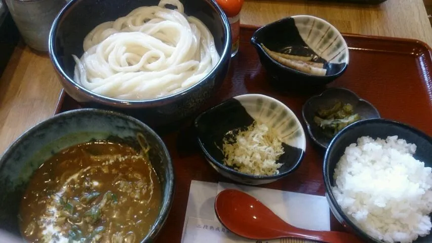 カレーうどん ライス付き|加ト吉さん