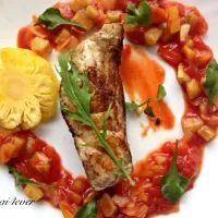 Snapdishの料理写真:Pan-Fried Sea Bass w/ Sweet & Sour Sauce|sodsai sumさん