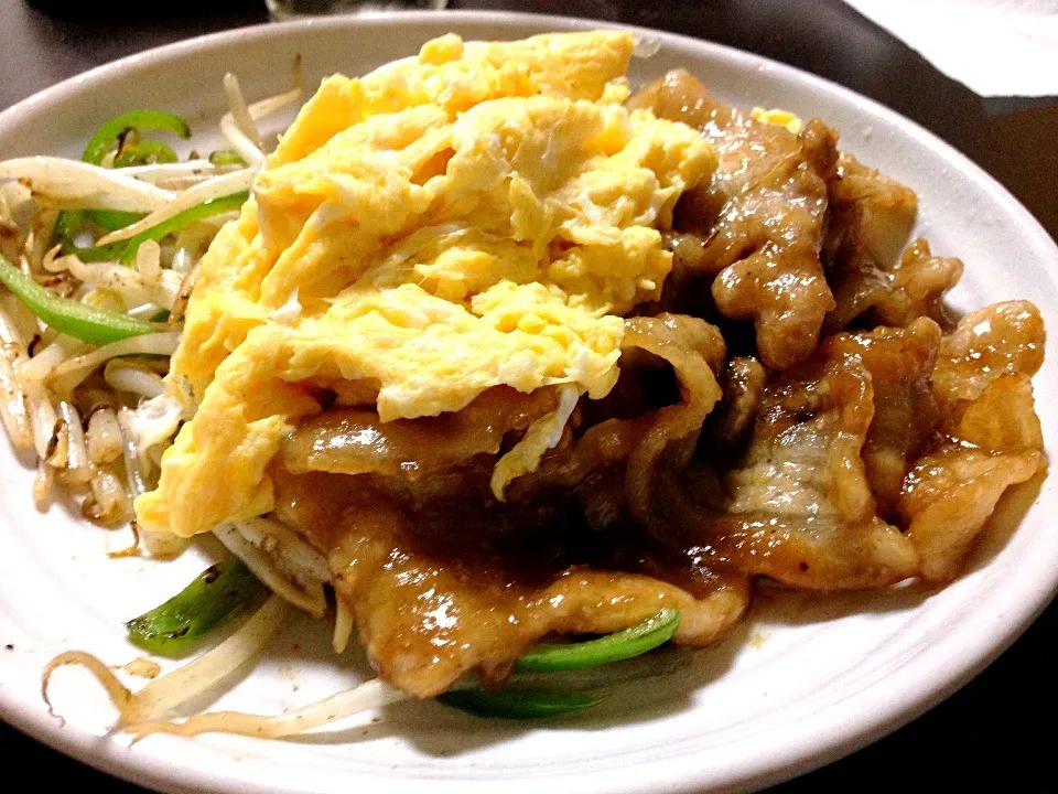 ふわふわ玉子のスペシャル生姜焼きヽ(´ー｀)ノ|大きな樹さん