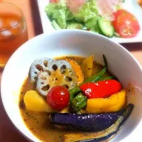 Snapdishの料理写真:スープカレー|まほさん