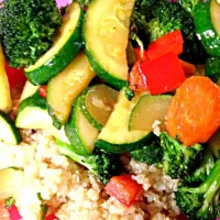 Veggie stir fry and quinoa|Amber Lynn Lacy Mannionさん